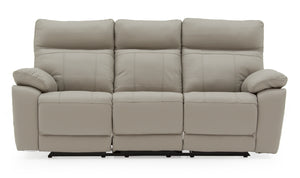 Experience luxurious comfort with the Tropea 3 Seater Manual Recliner Sofa in a beautiful light grey hue. This sofa features manual reclining mechanisms, allowing you to find your perfect position for relaxation. The light grey upholstery adds a touch of sophistication and modern style to any living space.