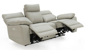 Enjoy luxurious lounging with the Tropea 3 Seater Electric Recliner Sofa in stylish light grey. This sofa boasts a sleek design and an electric reclining mechanism that allows you to find your optimal comfort level. Its light grey upholstery exudes a sense of tranquility and complements various interior styles.