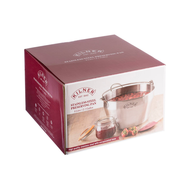 Kilner Stainless Steel Preserving Pan 8 Litre