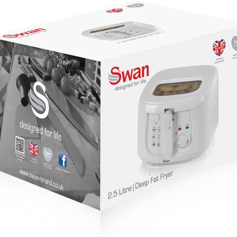 Swan SD6080N 25 Litre Deep Fat Fryer with Viewing Window