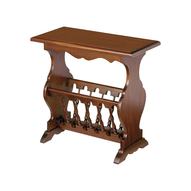 Mahogany Magazine Rack