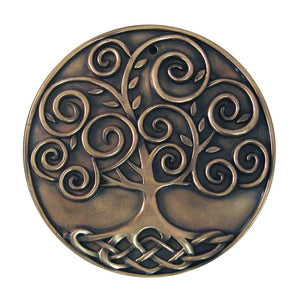 Royal Tara Bronze Plated Plaque  Tree Of Life