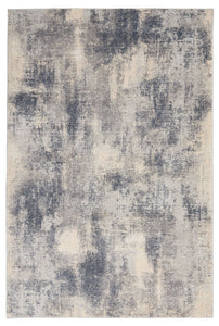 Rustic Textures Rug 02 Blue Ivory