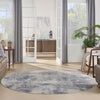 Nourison Rustic Textures Rug 02 Blue Ivory