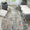 Nourison Rustic Textures Rug 05 Beige Grey