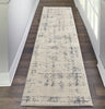 Rustic Textures Rug 06 Ivory Blue