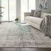Nourison Rustic Textures Rug 06 Ivory Blue