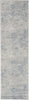 Nourison Rustic Textures Rug 09 Ivory Light Blue