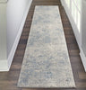 Nourison Rustic Textures Rug 09 Ivory Light Blue