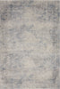 Nourison Rustic Textures Rug 09 Ivory Light Blue