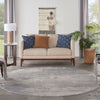 Nourison Rustic Textures Rug 15 Light Grey Blue