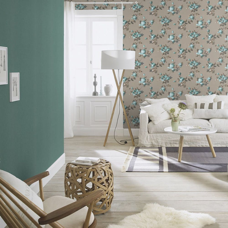 Emilia Rose Floral Wallpaper