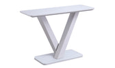 Rafael Console Table  Light Grey Matt