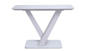 Rafael Console Table  Light Grey Matt