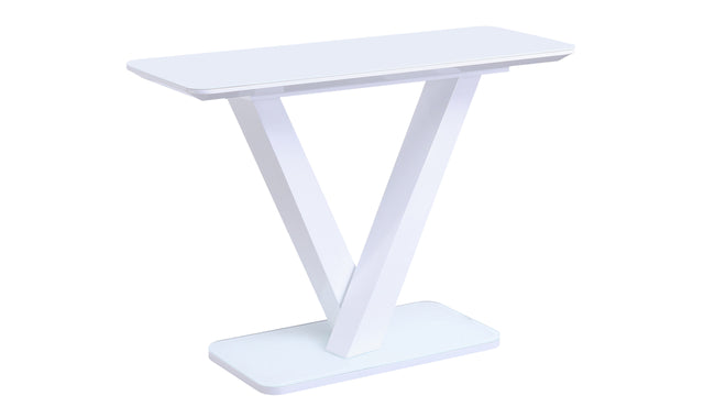 Rafael Console Table  White Gloss