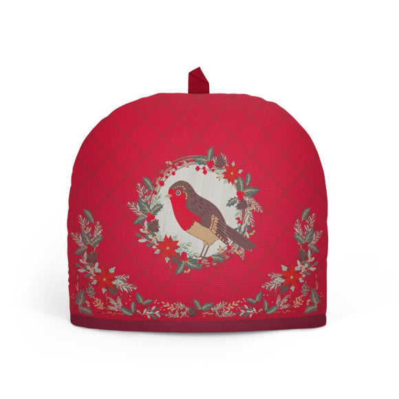 TIPPERARY CRYSTAL Christmas Tea Cosy - Christmas Robin