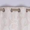 Rochelle Interlined Eyelet Curtains  Ivory