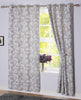 Rochelle Interlined Eyelet Curtains  Silver