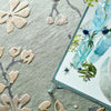 Bring nature indoors with the Anthea China Blue area rug.