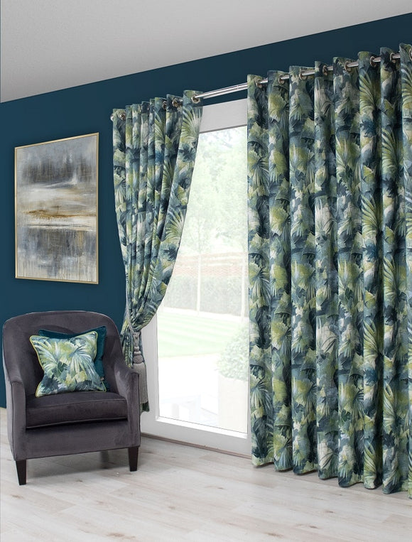 Scatterbox Aria Curtain  TealGreen
