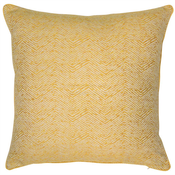 Malini Ripple Mustard Cushion