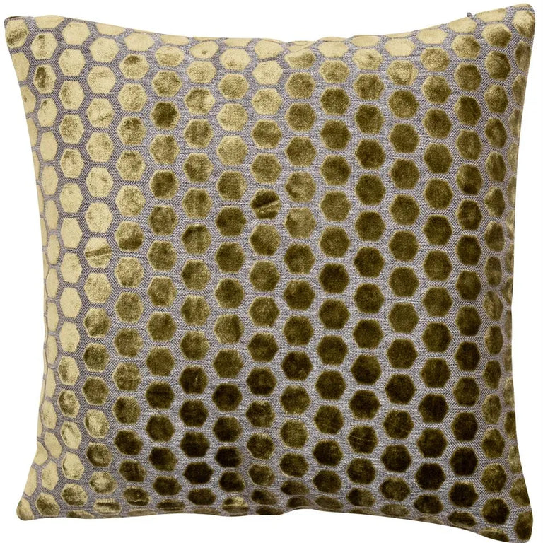 Malini Jorvik Olive Cushion