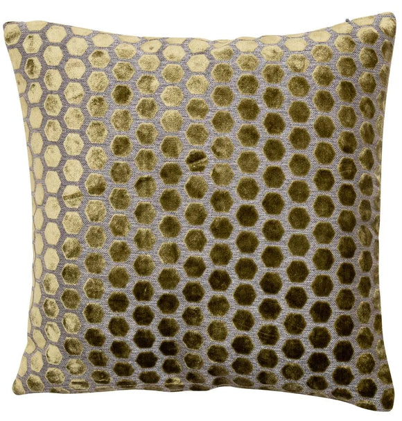 Malini Jorvik Olive Cushion