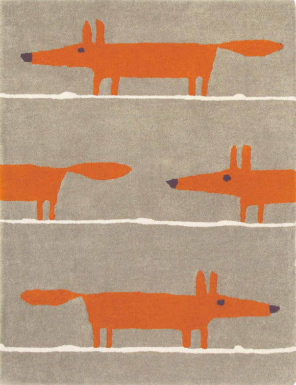 Scion Mr Fox Rug Cinnamon 25303