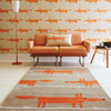 Scion Mr Fox Rug Cinnamon 25303