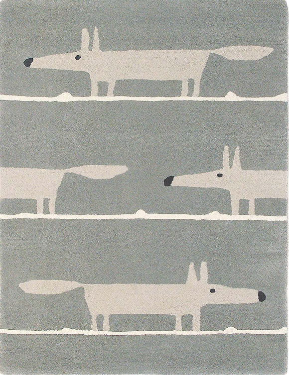 Scion Mr Fox Rug Silver 25304