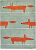 Scion Mr Fox Rug Mint Poppy 025313