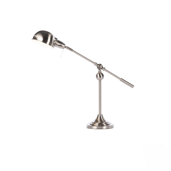 Enzo Desk Lamp Satin Silver