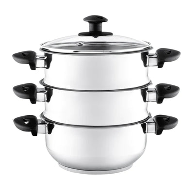Stainless Steel 3 Tier Steamer 20cm