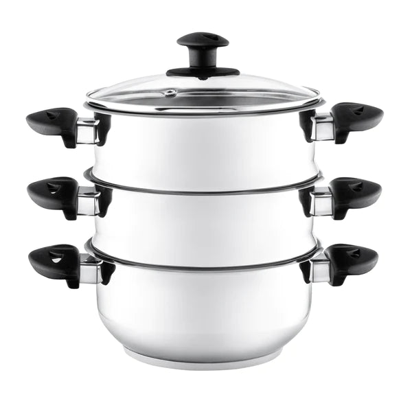Stainless Steel 3 Tier Steamer 20cm