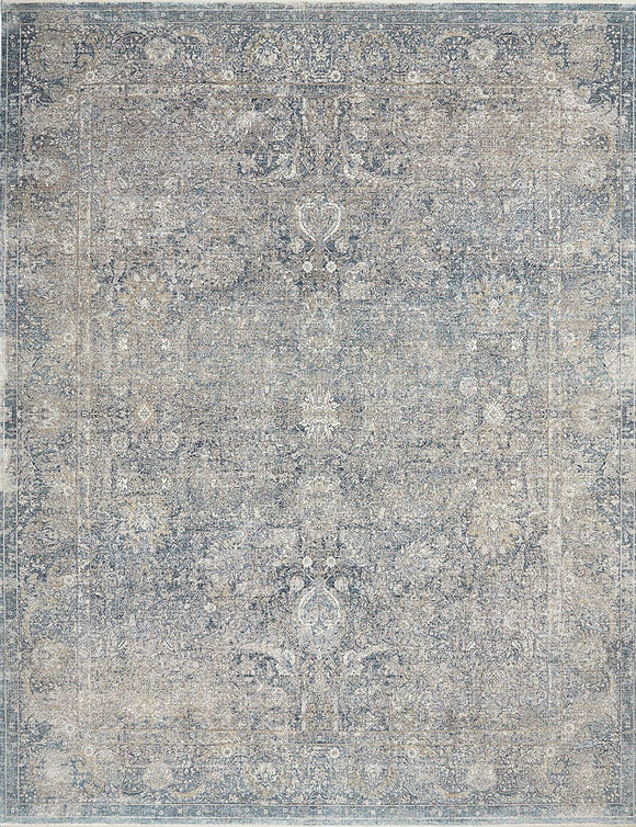 Starry Nights Rug 01 Cream Blue