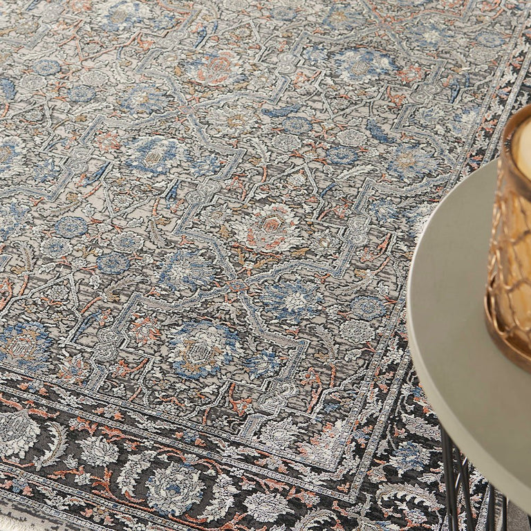 Nourison Starry Nights Rug 10 Grey Navy