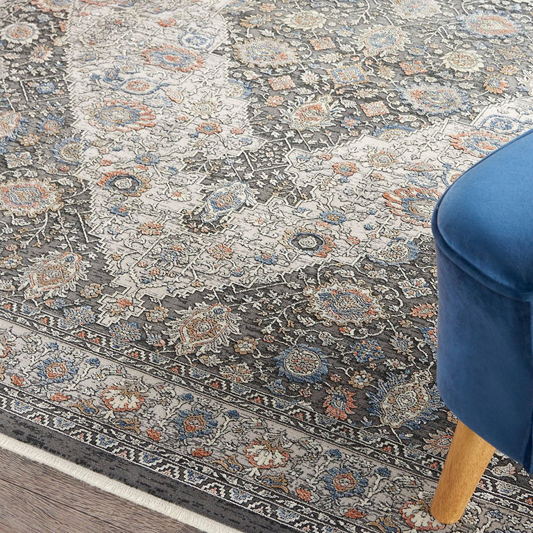 Nourison Starry Nights Rug 11 Grey Blue