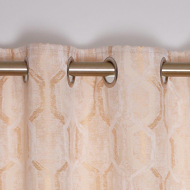 Sultan Interlined Eyelet Curtains  Ochre