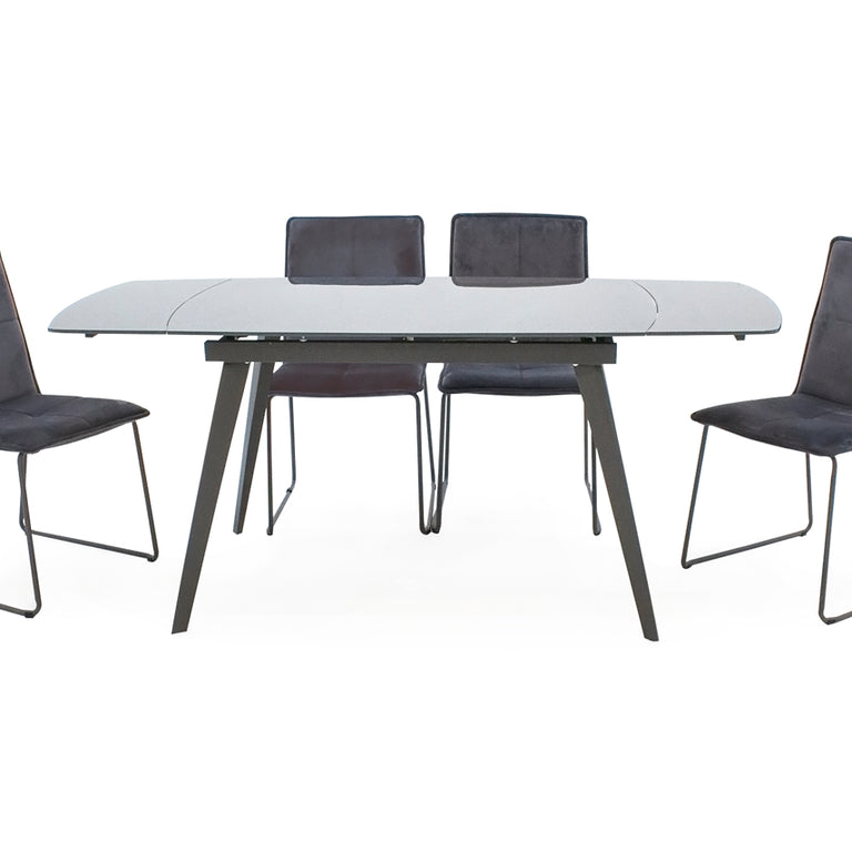 Sabina Dining Table Extending 120-180cm Grey