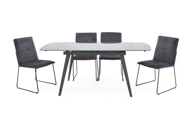 Sabina Dining Table Extending 120-180cm Grey
