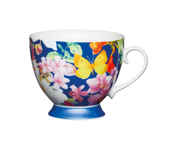 China Blue Butterfly Mug