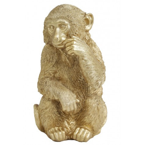 Monkey Gold Ornament