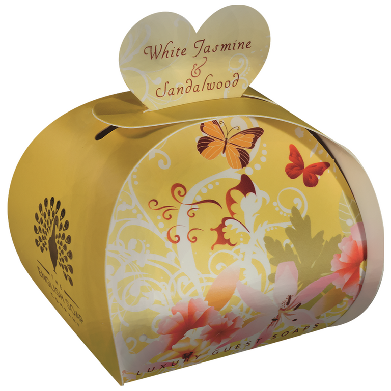White Jasmine  Sandalwood Luxury Guest Soaps