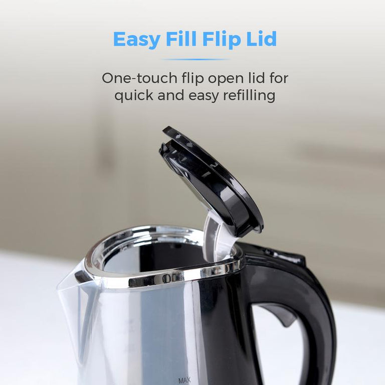 1.7L LED Colour Changing Kettle Black