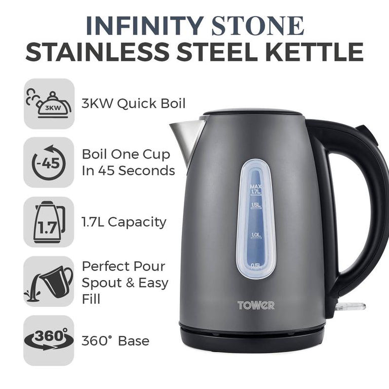 Infinity Stone 17L Kettle Slate