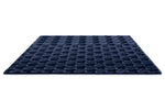 Ted Baker Houndstooth Rug Dark Blue