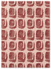 Brink & Campman Ted Baker Woodblock Rug Red