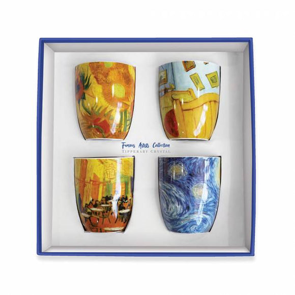 Tipperary Crystal Vincent set of 4 Mugs