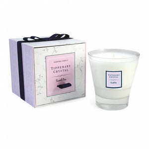 Tipperary Crystal Sweet Pea Candle Filled Tumbler Glass