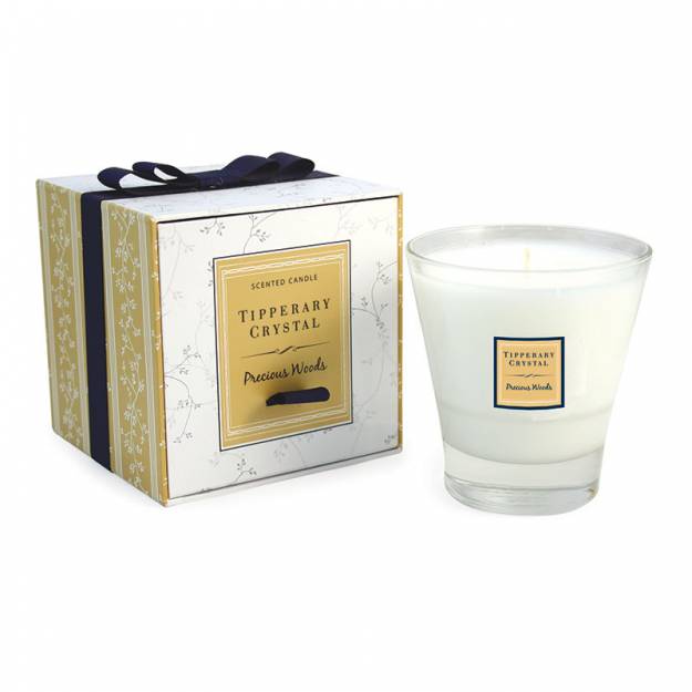 Tipperary Crystal Precious Woods Candle Filled Tumbler Glass